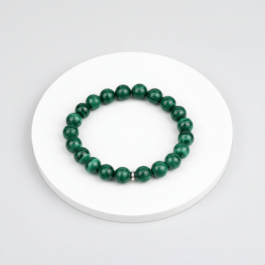 Natural Malachite Bracelet-10 mm