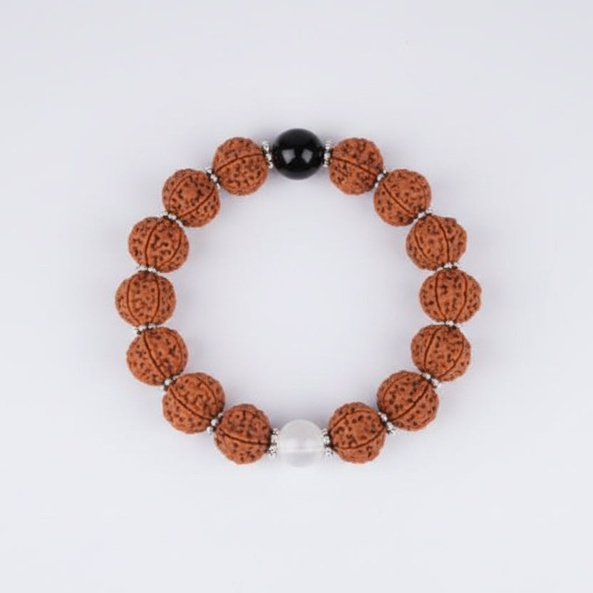 6 Mukhi Mangal Bracelet-Large-Silver Chakri