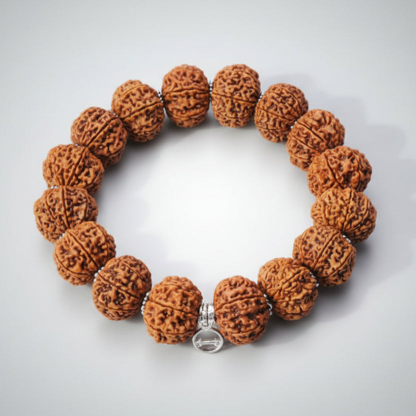 10 Mukhi Krishna Bracelet-Collector-Silver Chakri