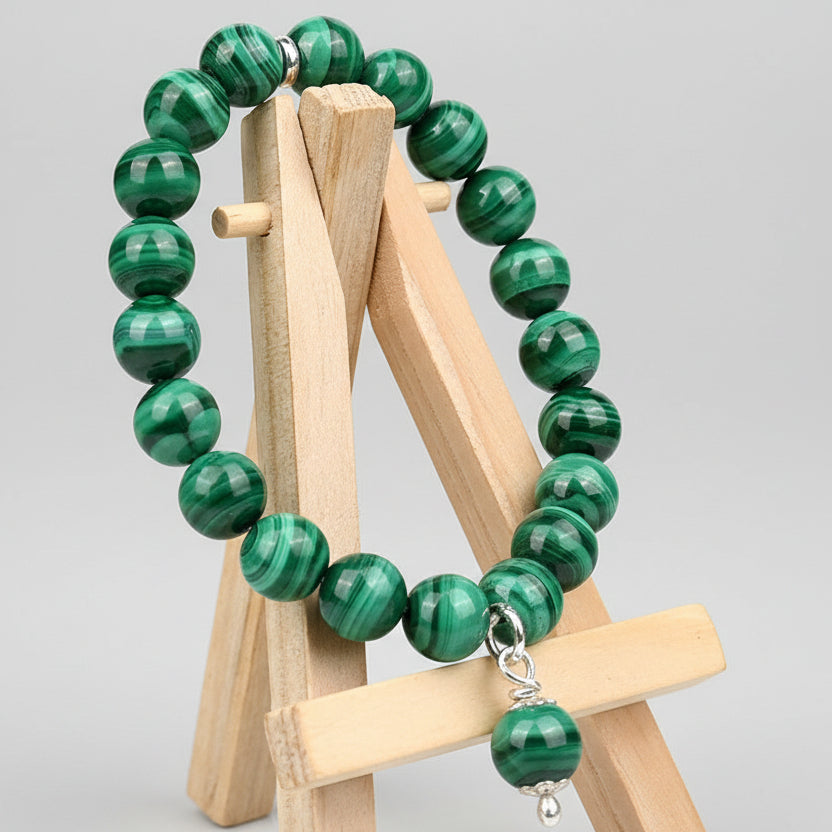 Malachite Sumeru Trinklet Bracelet-10 mm