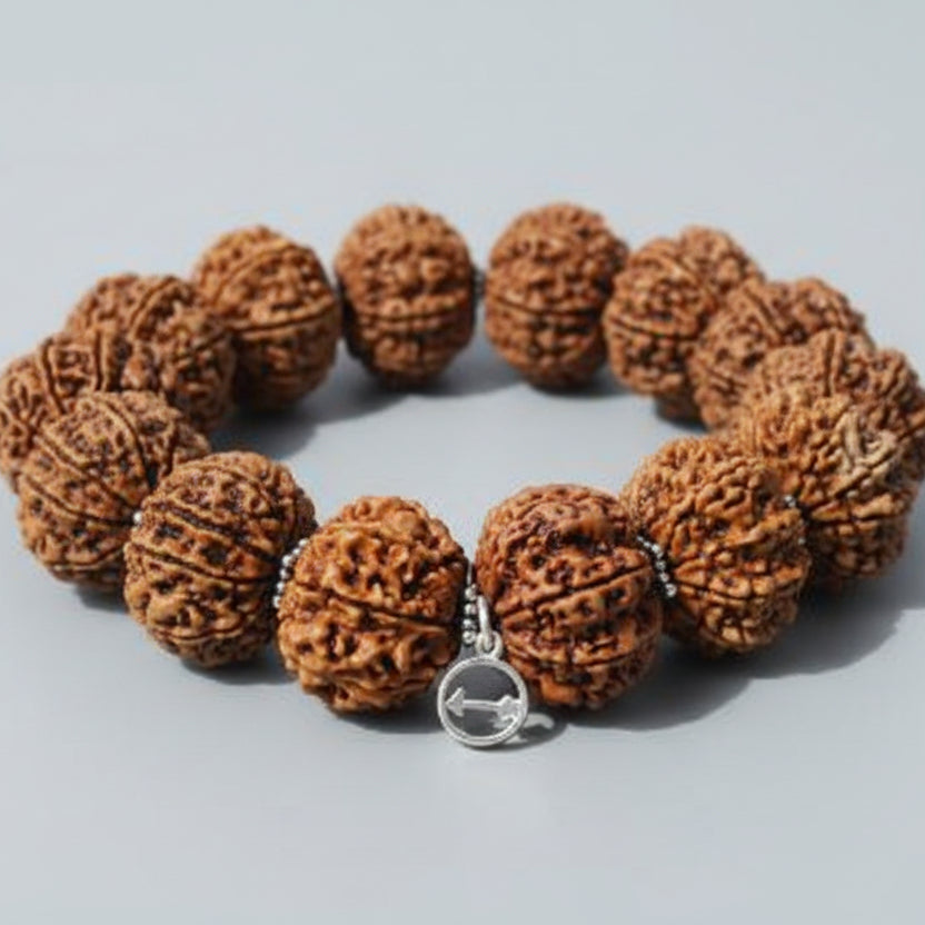 8 Mukhi Ganesh Bracelet-Regular-Silver Chakri