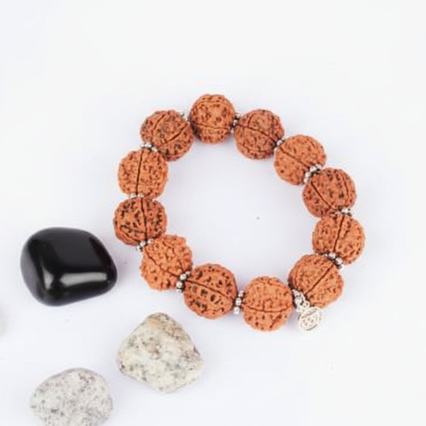 6 Mukhi Mangal Bracelet-Collector-Woolen Spacers