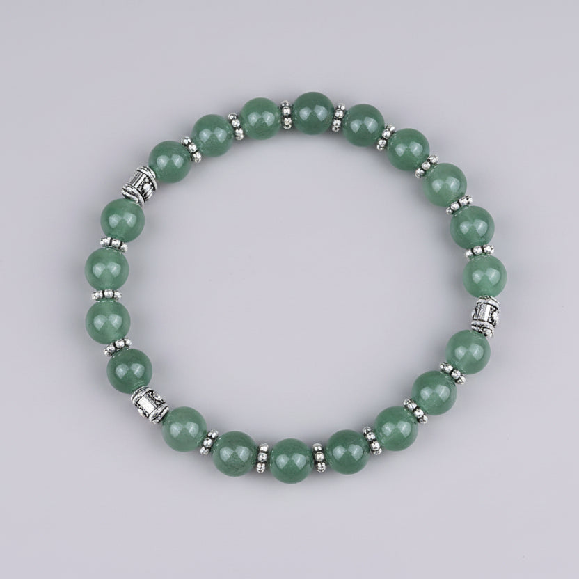 Green Aventurine Double Layer Bracelet