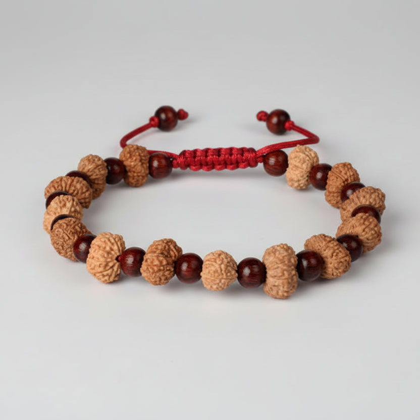 Kamadeva Bracelet with Sandalwood Beads