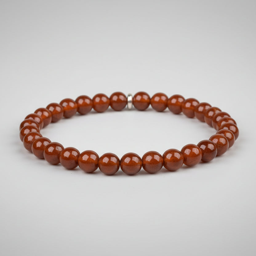 Natural Gomed Hessonite Bracelet-6 mm