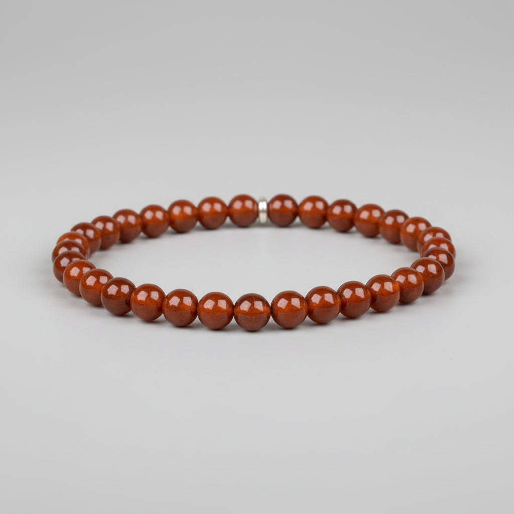 Natural Gomed Hessonite Bracelet-5 mm