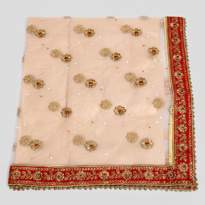Netted Chunri (Design XIV)-Gold