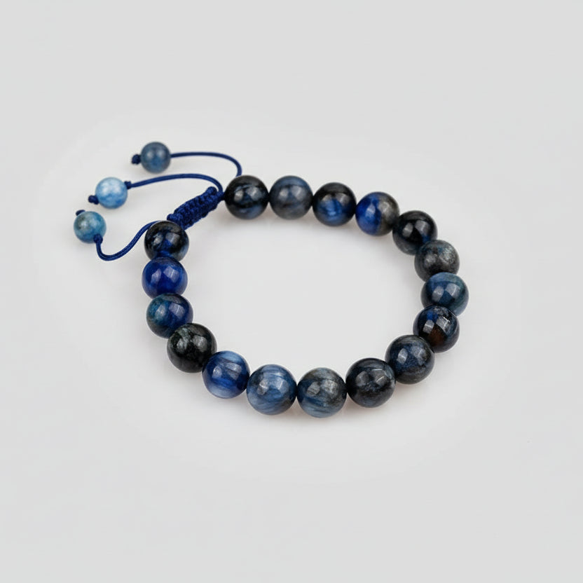 Kyanite Bracelet With Adjustable Thread