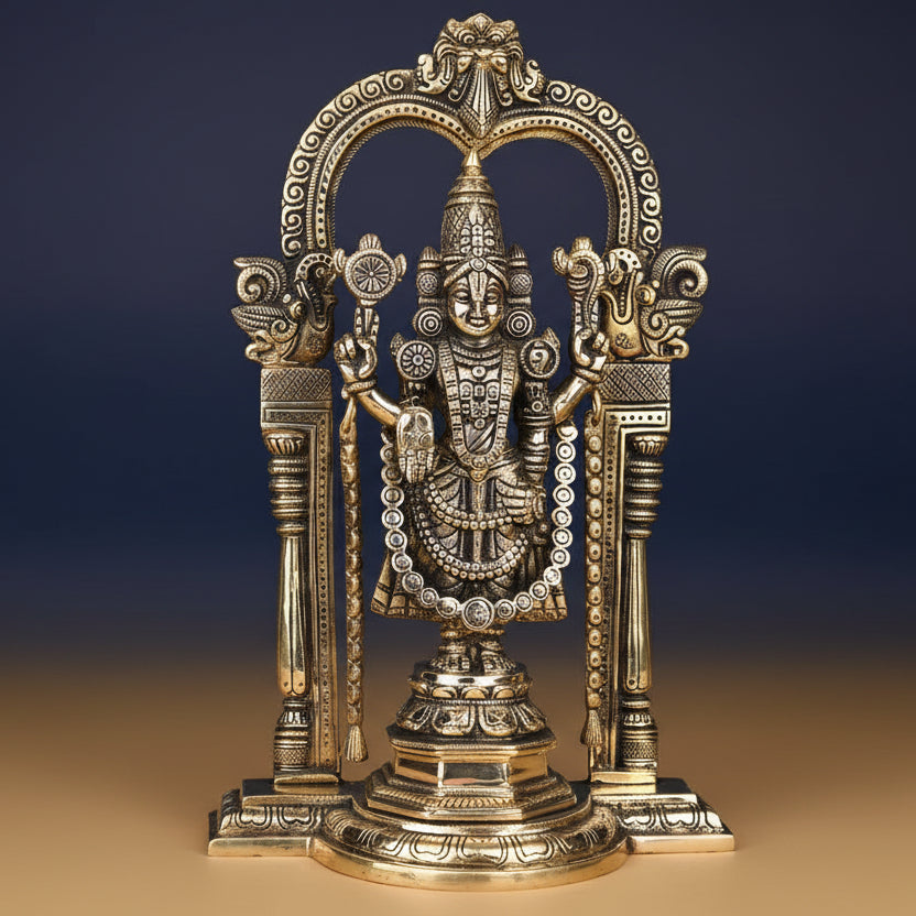 Venkateshwara Balaji Brass Idol