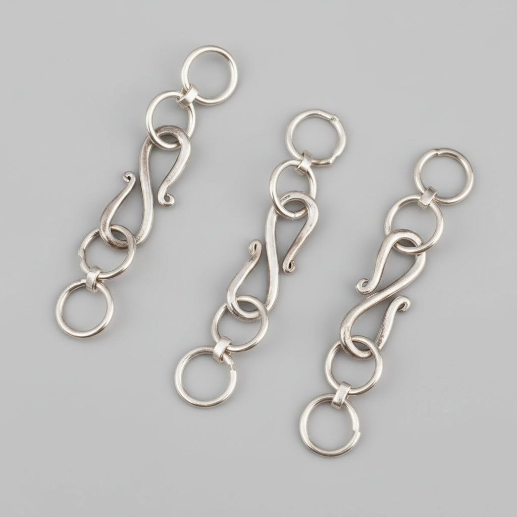 S Hook-Oxidised Silver