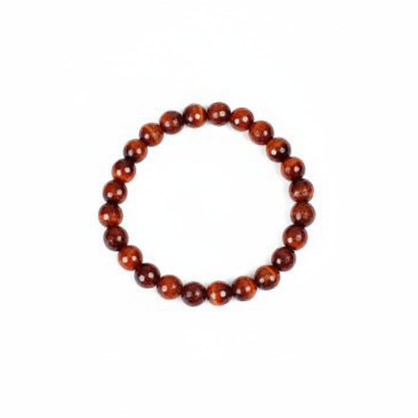 Red Tiger Eye Faceted Bracelet