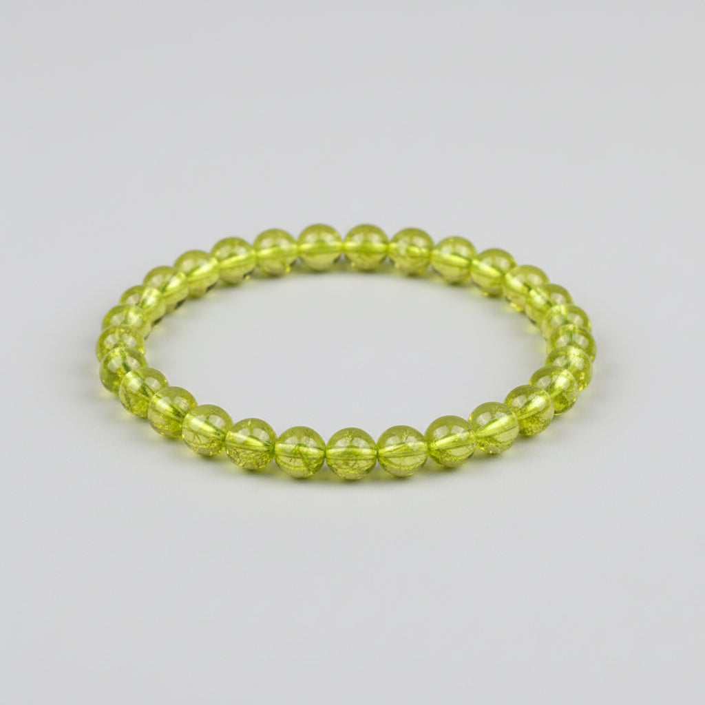 Peridot Bracelet-6 mm