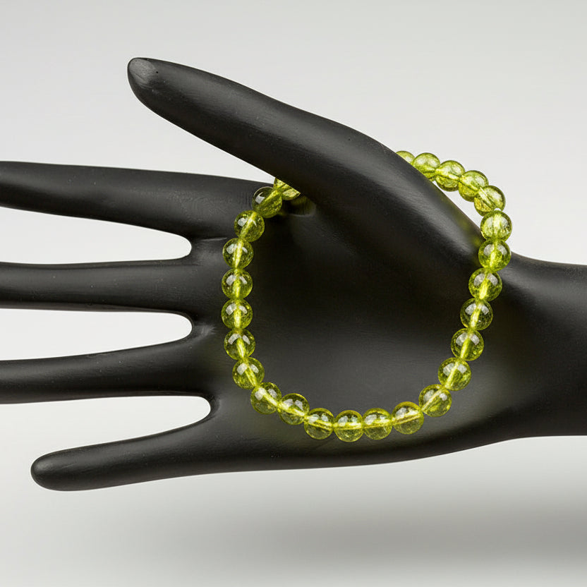 Peridot Bracelet-8 mm