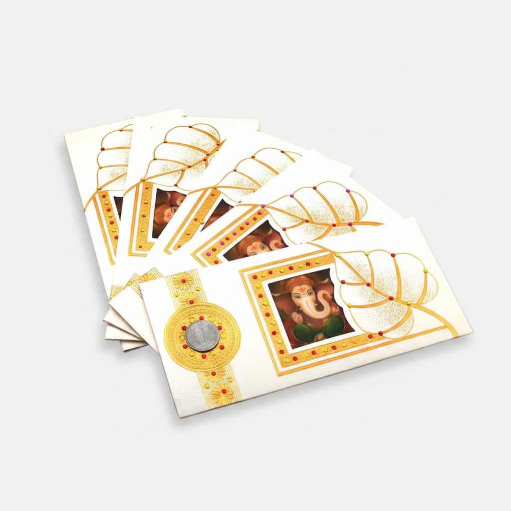 3D Envelope Ganesha-White
