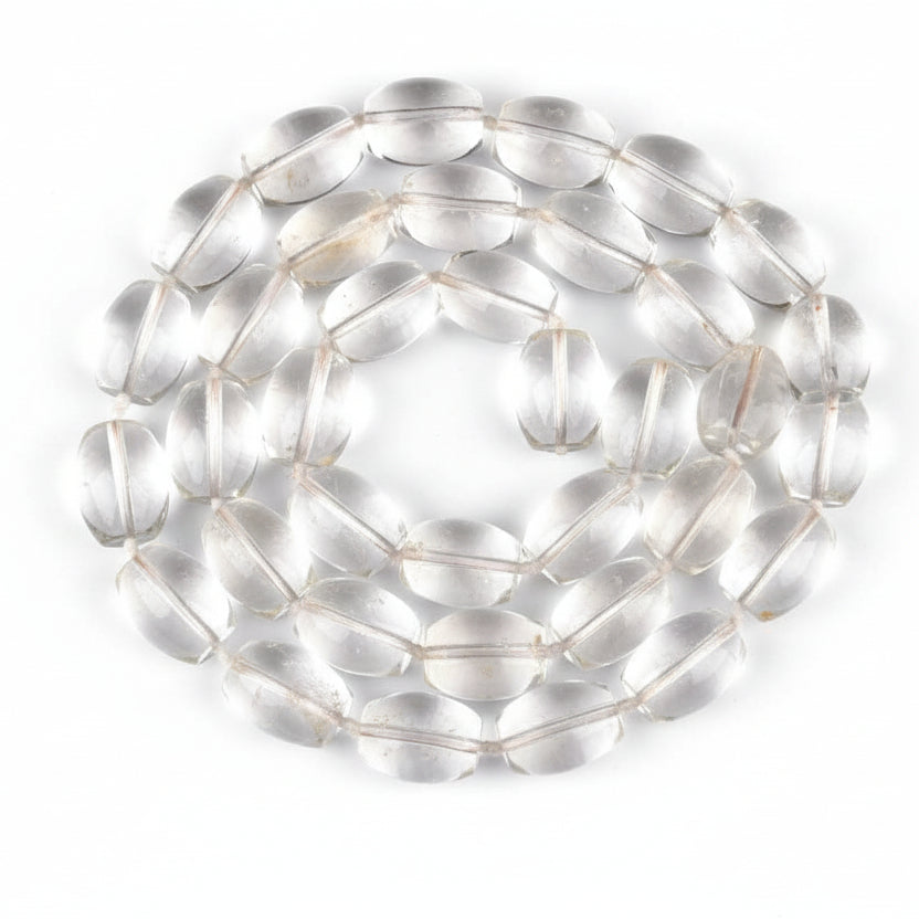Sphatik Faceted Twisted Beads Mala