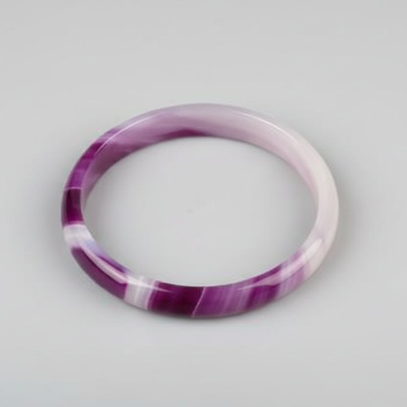 Purple Agate Bangle (XVIII)