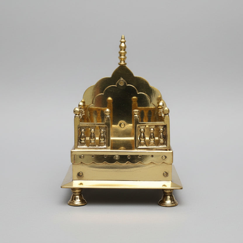 Brass Singhasan God Throne-8.5 inches