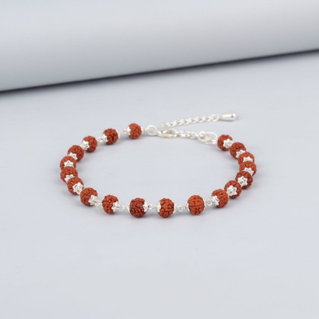 Rudraksha Bracelet (5 mm)-Single Turn