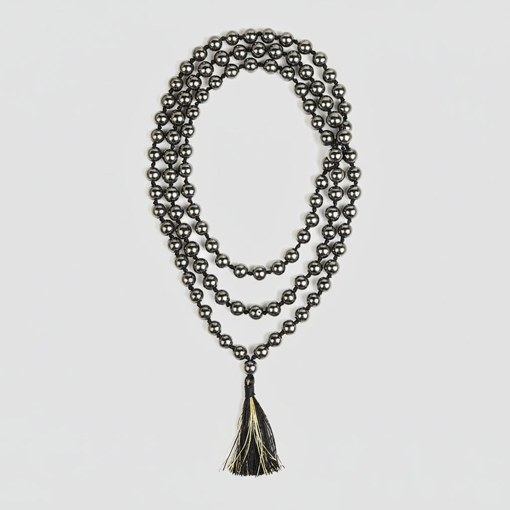 Natural Hematite Beads Mala-5 mm