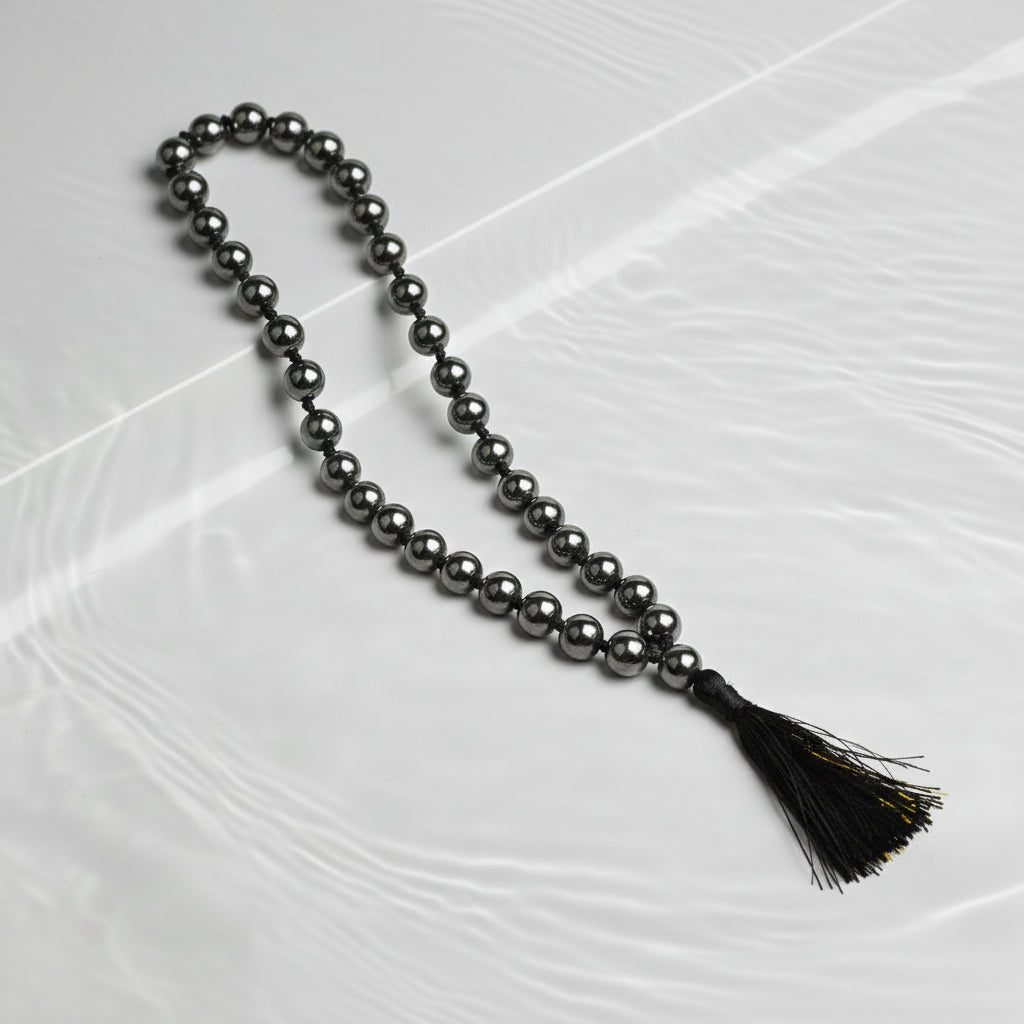 Natural Hematite Beads Mala-5 mm