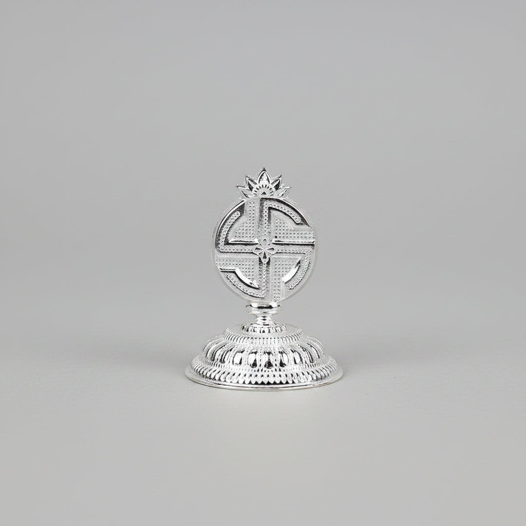 Swastik Incense Agarbatti Stand (925 Sterling Silver)