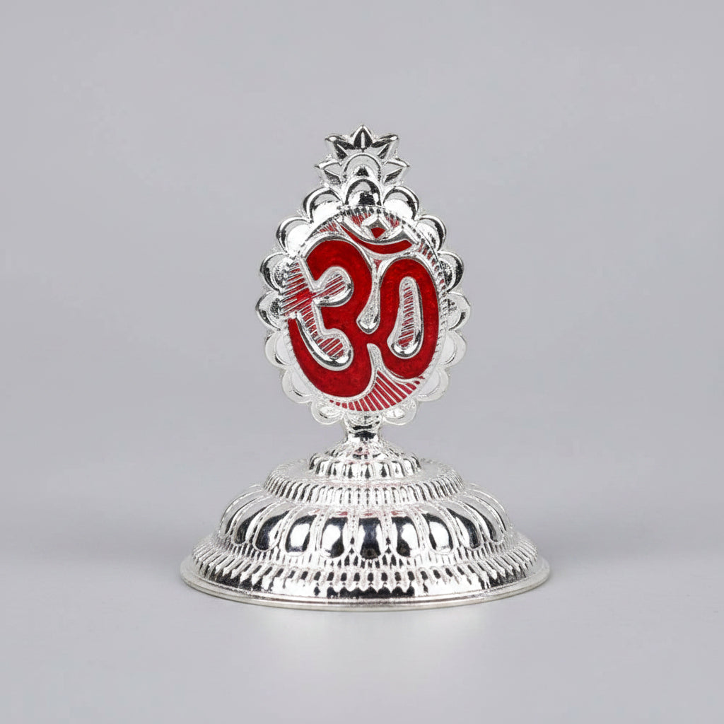 OM Incense Agarbatti Stand (925 Sterling Silver)