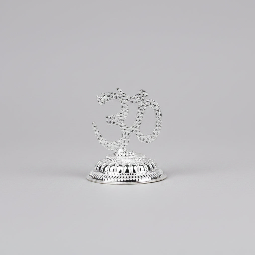 925 Sterling Silver OM Incense Agarbatti Stand