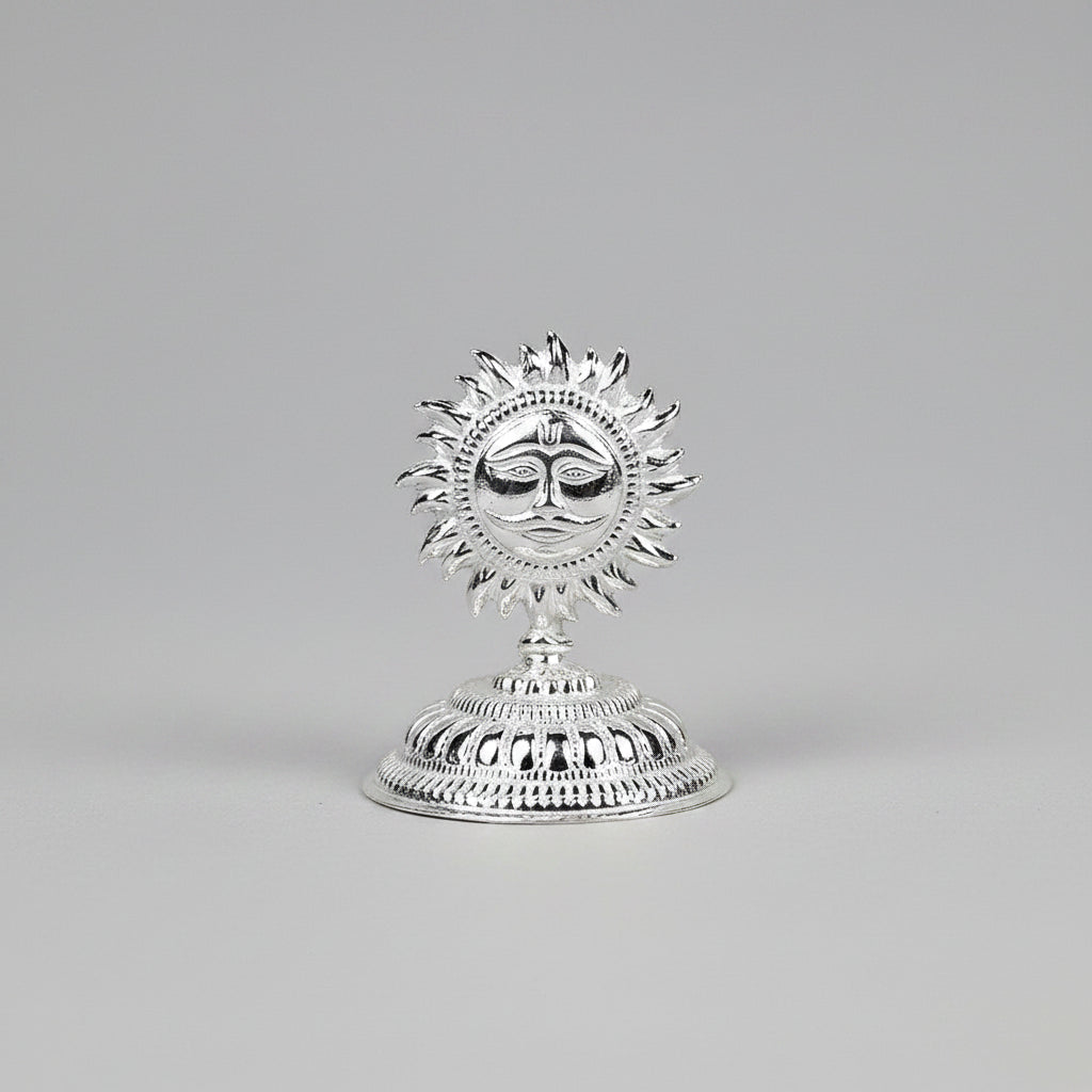 Surya Incense Agarbatti Stand (925 Sterling Silver)