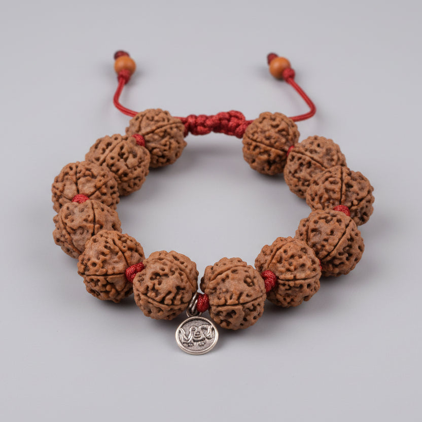 5 Mukhi Nepal Rudraksha Beads Bracelet - I