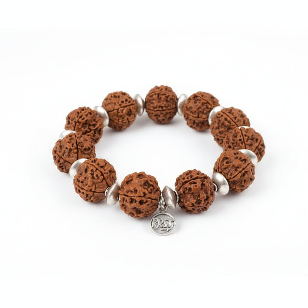 5 Mukhi Nepal Rudraksha Beads Bracelet - IX