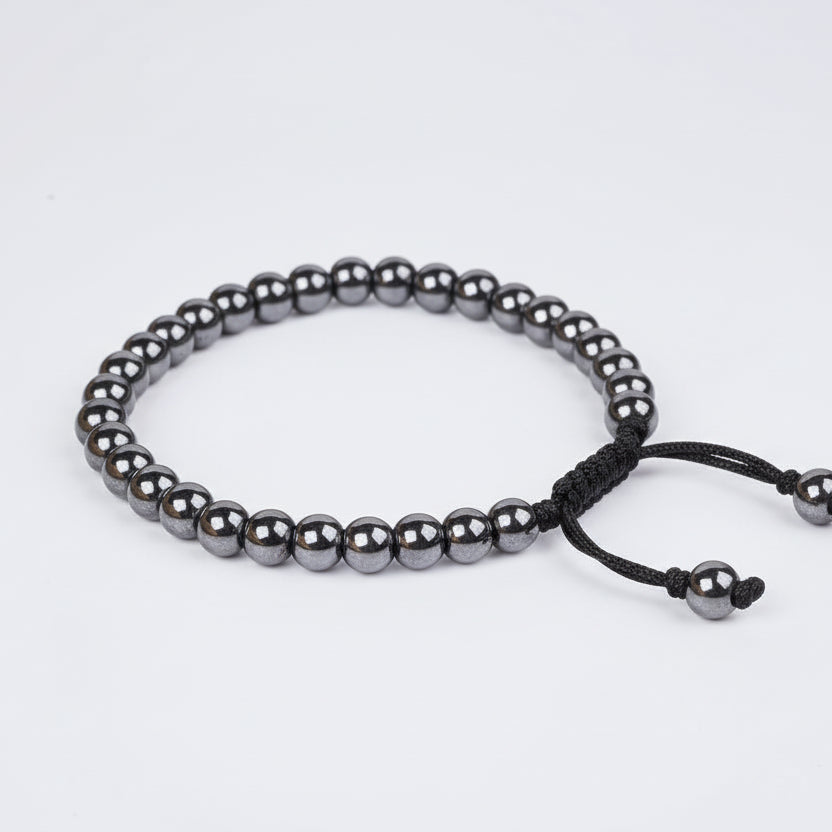 Hematite Beads Adjustable Bracelet-8 mm