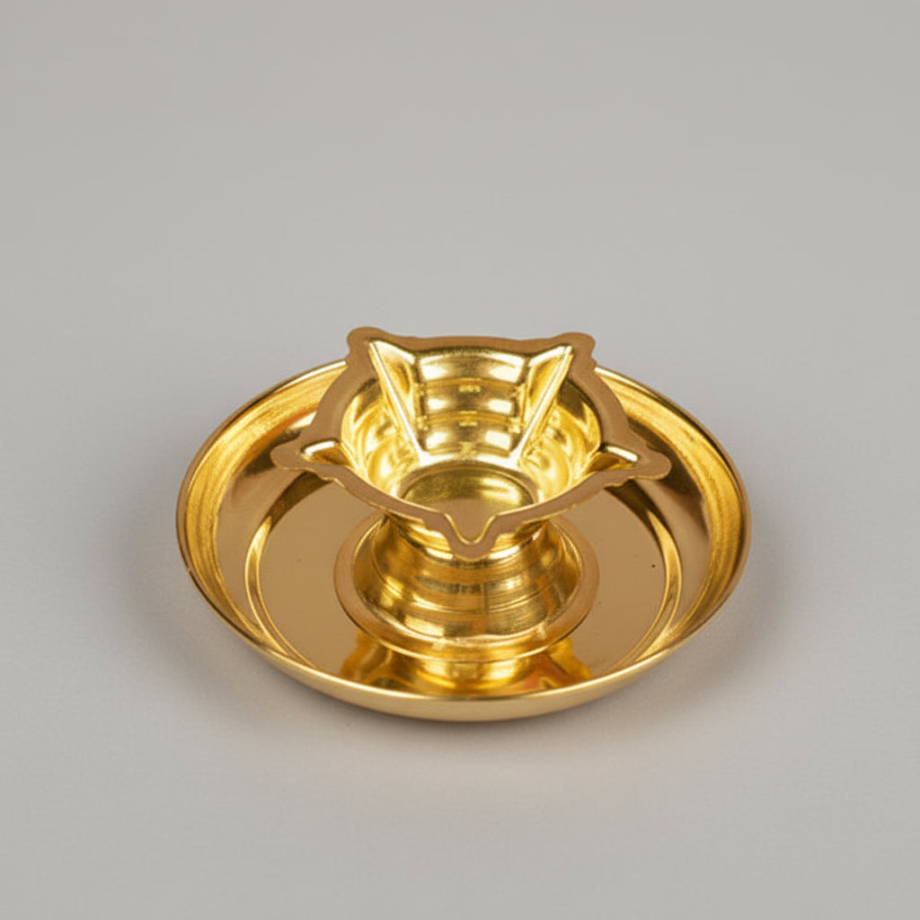 Panch Aarti Diya with Plate