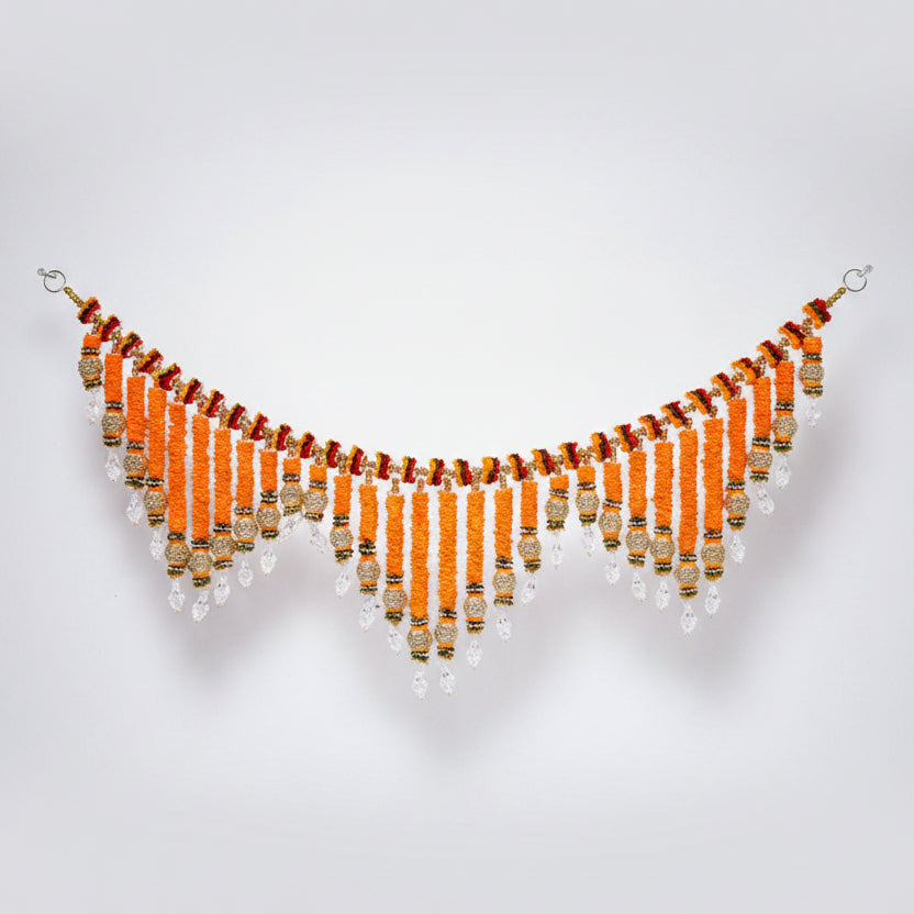 Flower Bandarwar Design III-Orange