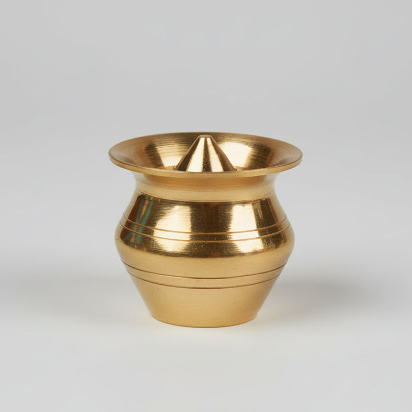 Kalash Design Agarbatti Brass Incense Stand-Small
