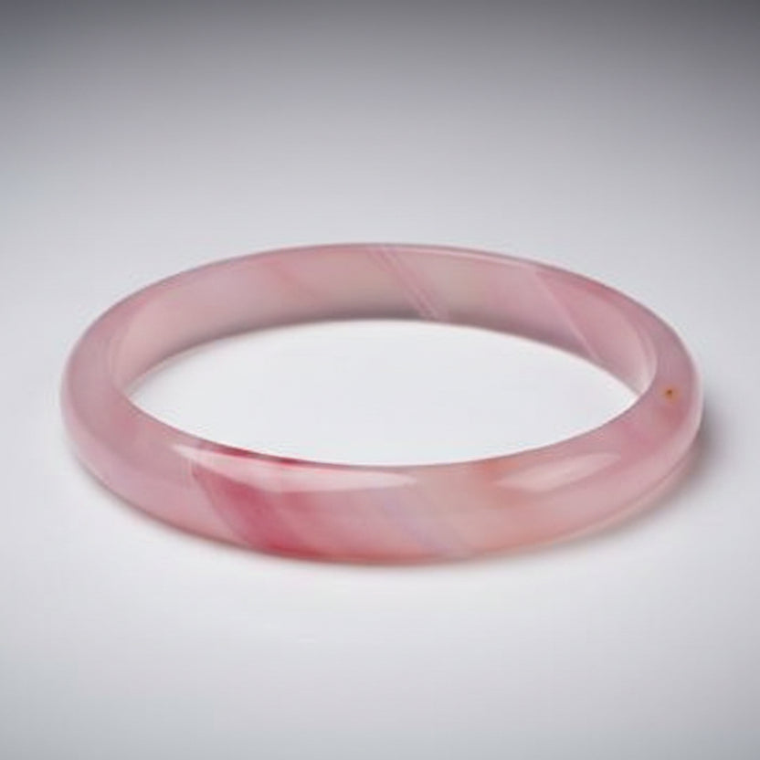 Pink Agate Bangle