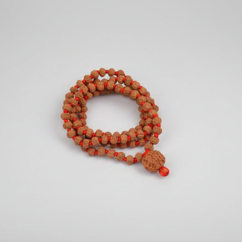 5 Mukhi Guru Mala (6 mm)-Without Tassel