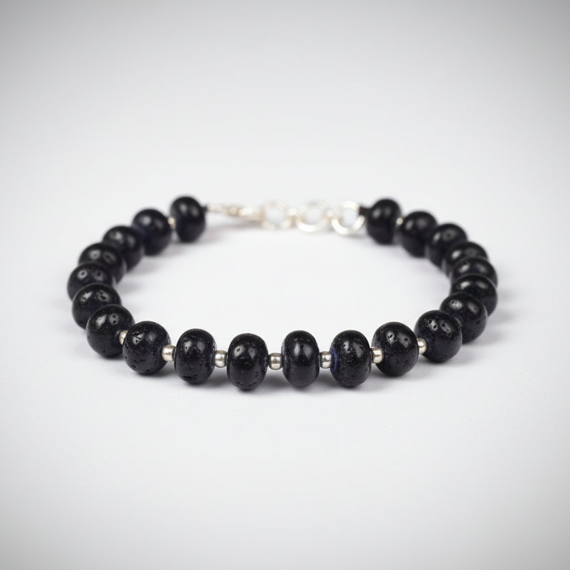 Blue Sapphire Bracelet (Button Shaped) I