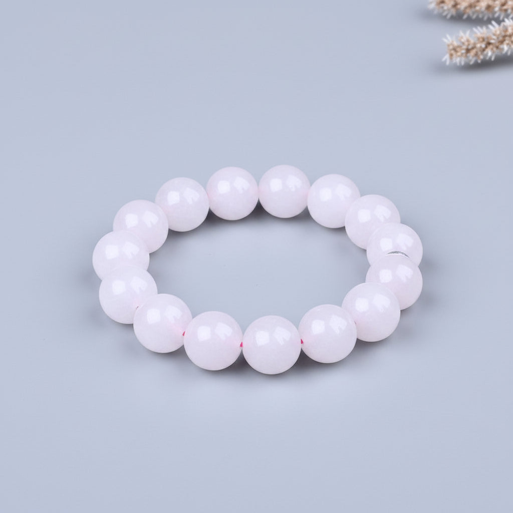 Natural Rose Quartz Bracelet-10 mm