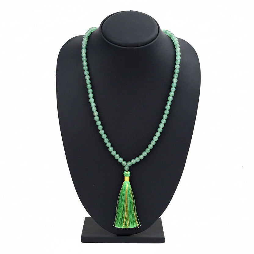 Green Aventurine Round Mala-6 mm
