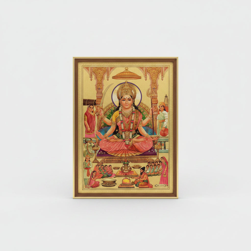 Goddess Santoshi Mata photo-Only Photo