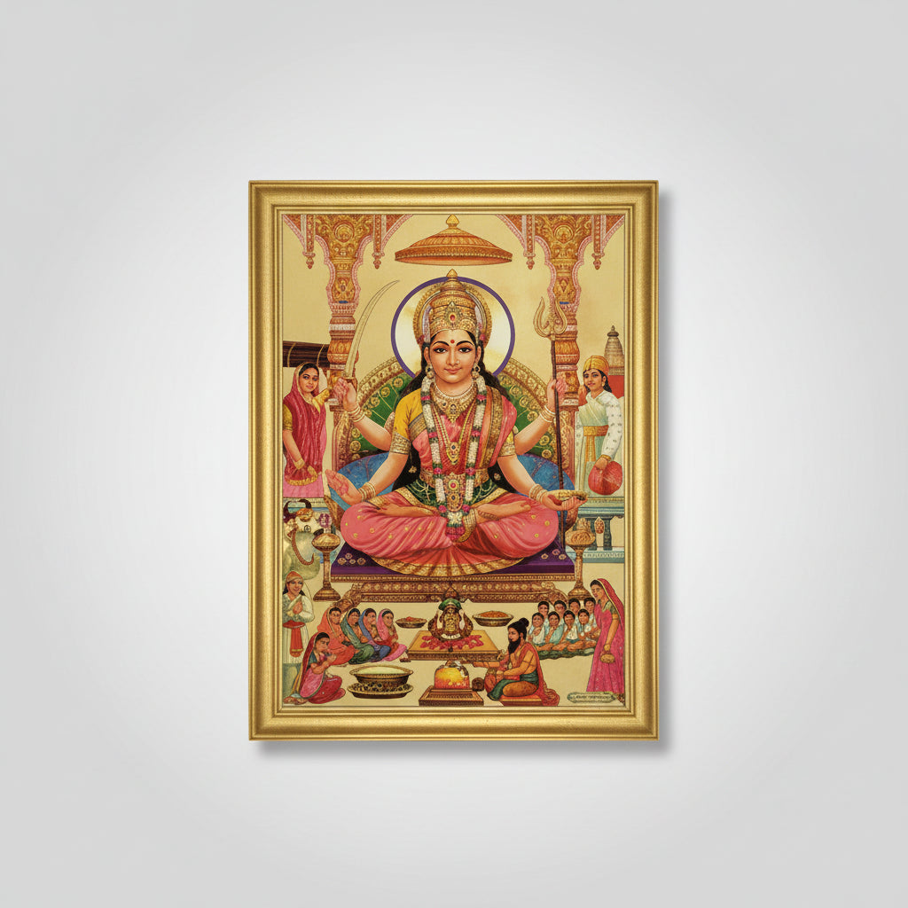 Goddess Santoshi Mata photo-Only Photo