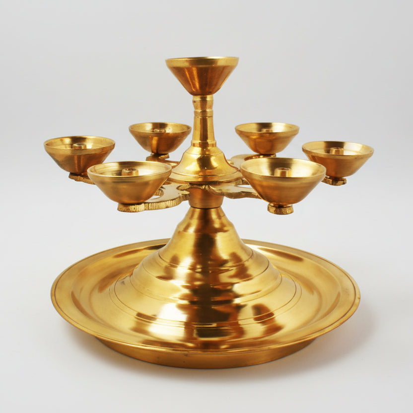 Multi Lamp Samai In Brass-Set of 2