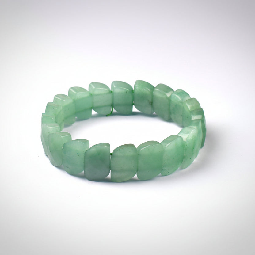 Green Jade Faceted Bracelet II