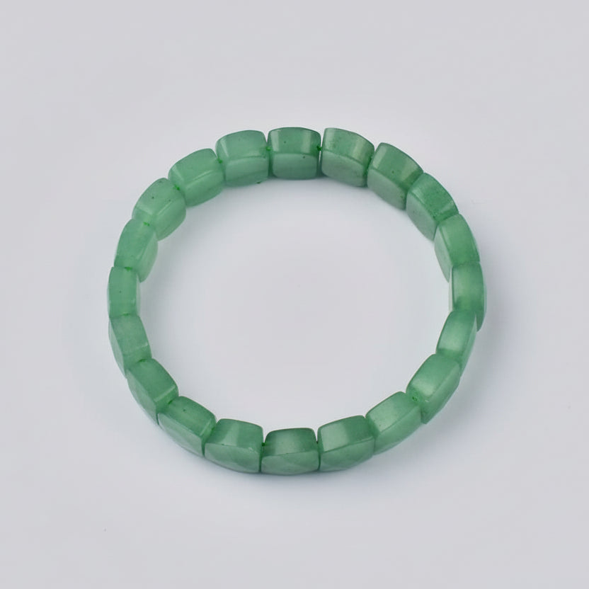Green Jade Faceted Bracelet II