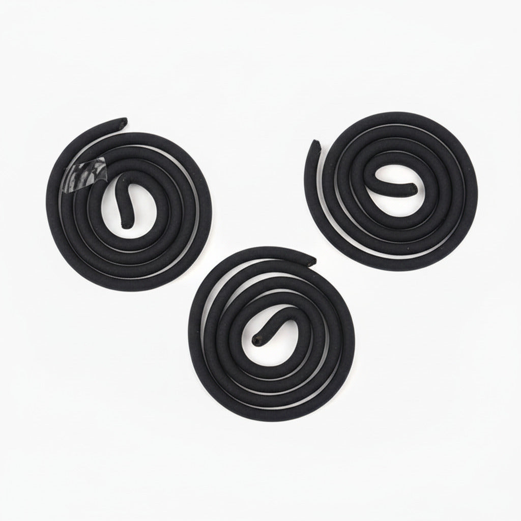 Black Wavy Spring-Anticlockwise