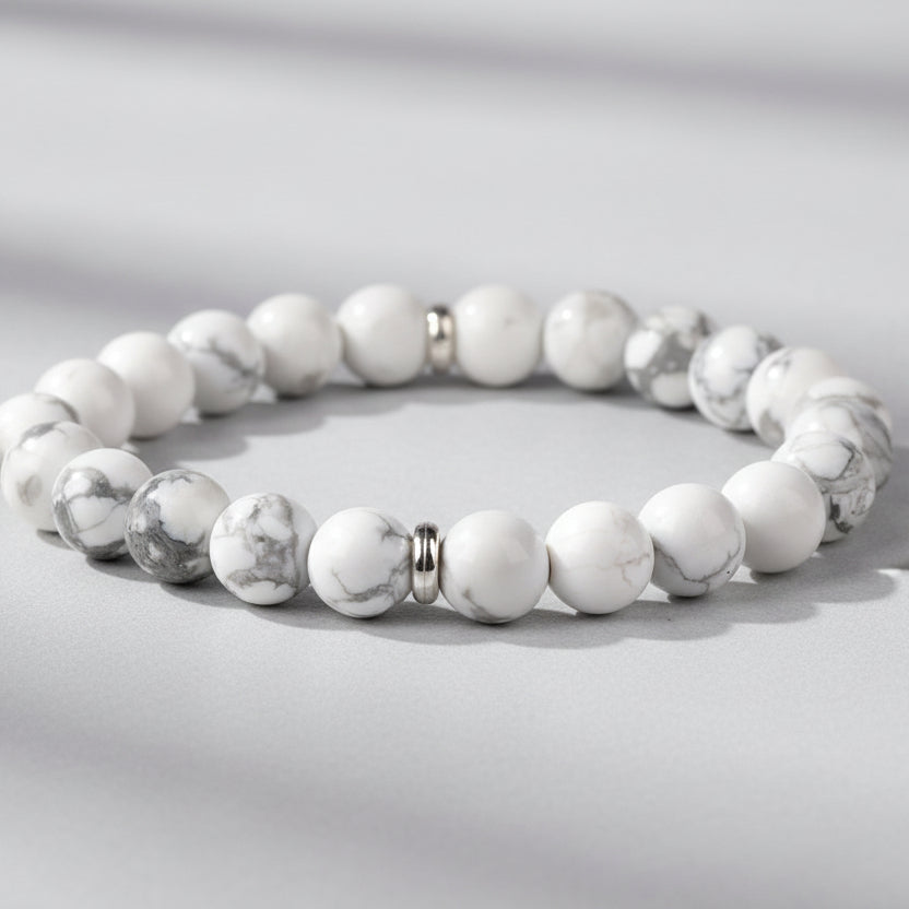 Natural Howlite Bracelet