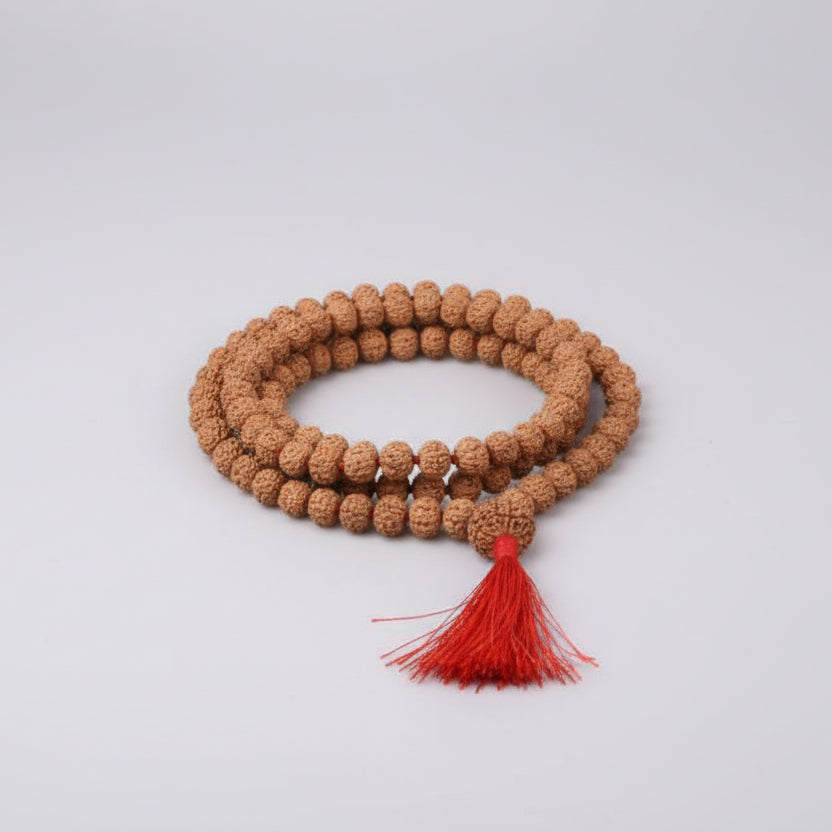 7 Mukhi Mahalaxmi Mala - 8 mm - Chikna Beads