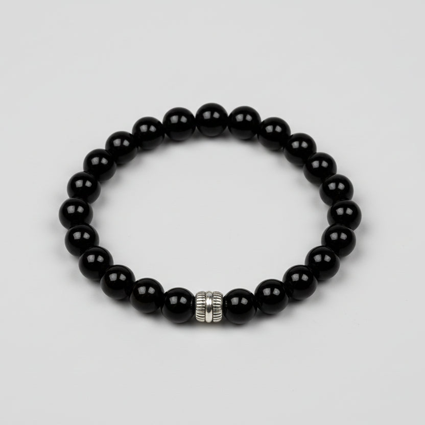 Natural Black Obsidian Bracelet
