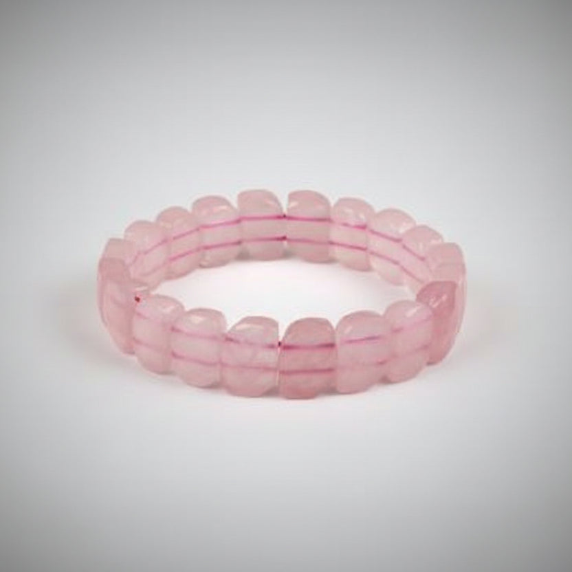 Rose Quartz Faceted Bracelet (VI)