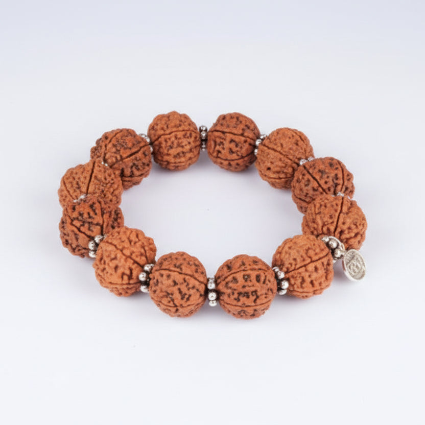 6 Mukhi Mangal Bracelet-Small-Silver Chakri